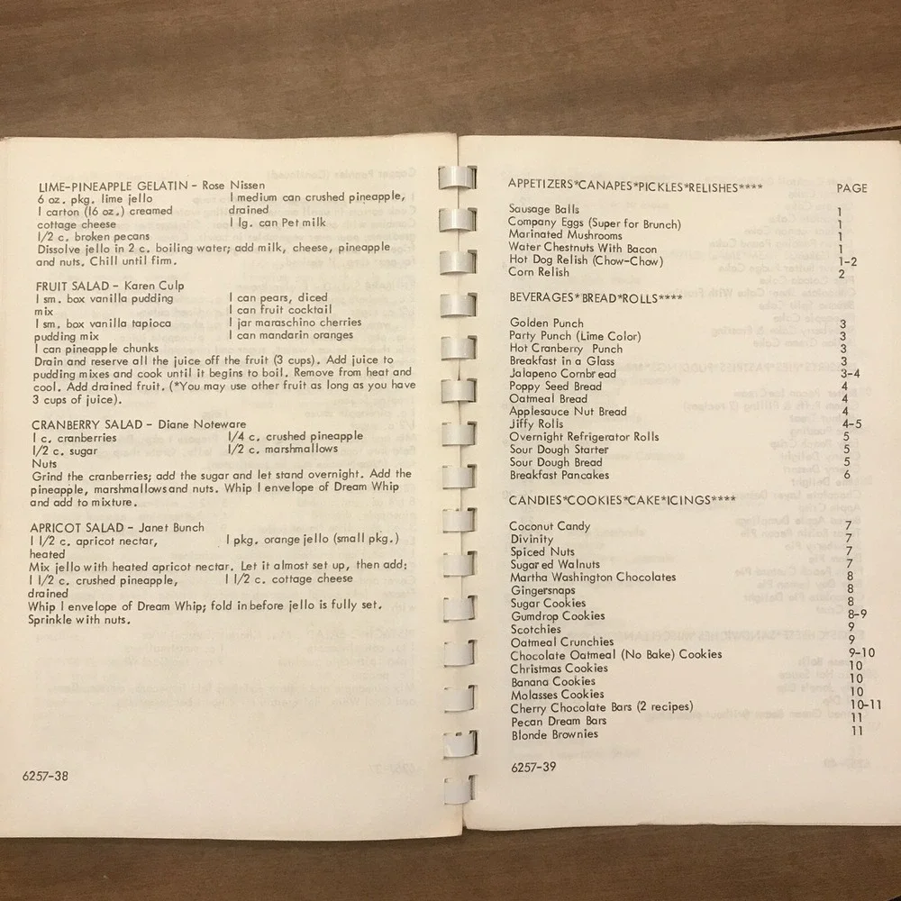 Beta Sigma Phi Cookbook Perry Oklahoma Recipes From Our Finest Cooks Spiral